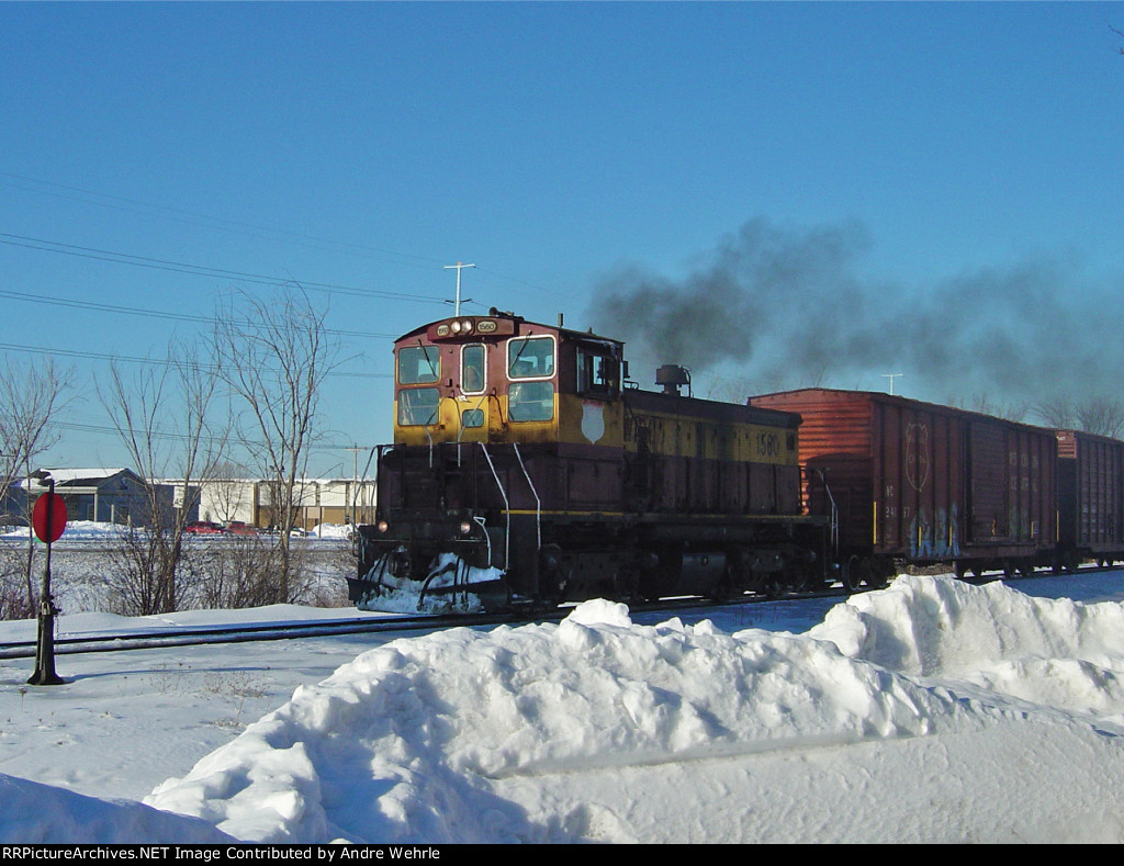 WC 1560 blowing smoke